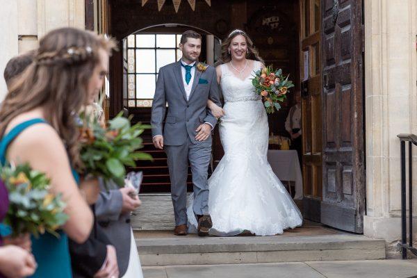 Wedding couple at the Guildhall
