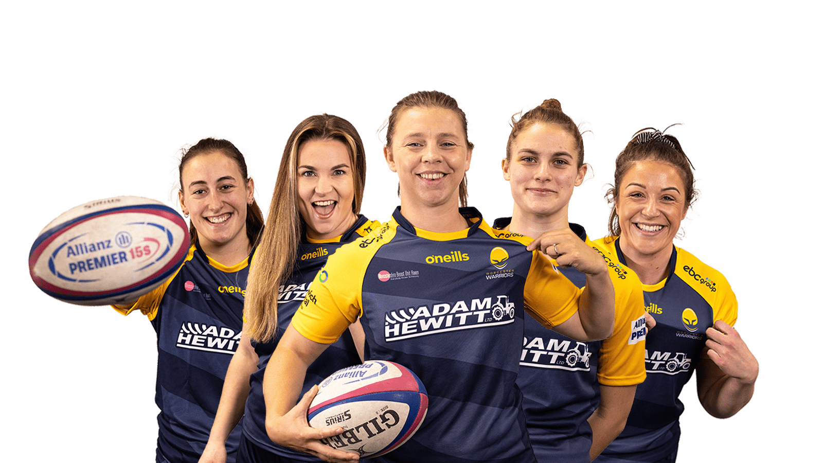 Worcesrer Warriors Women Rugby players