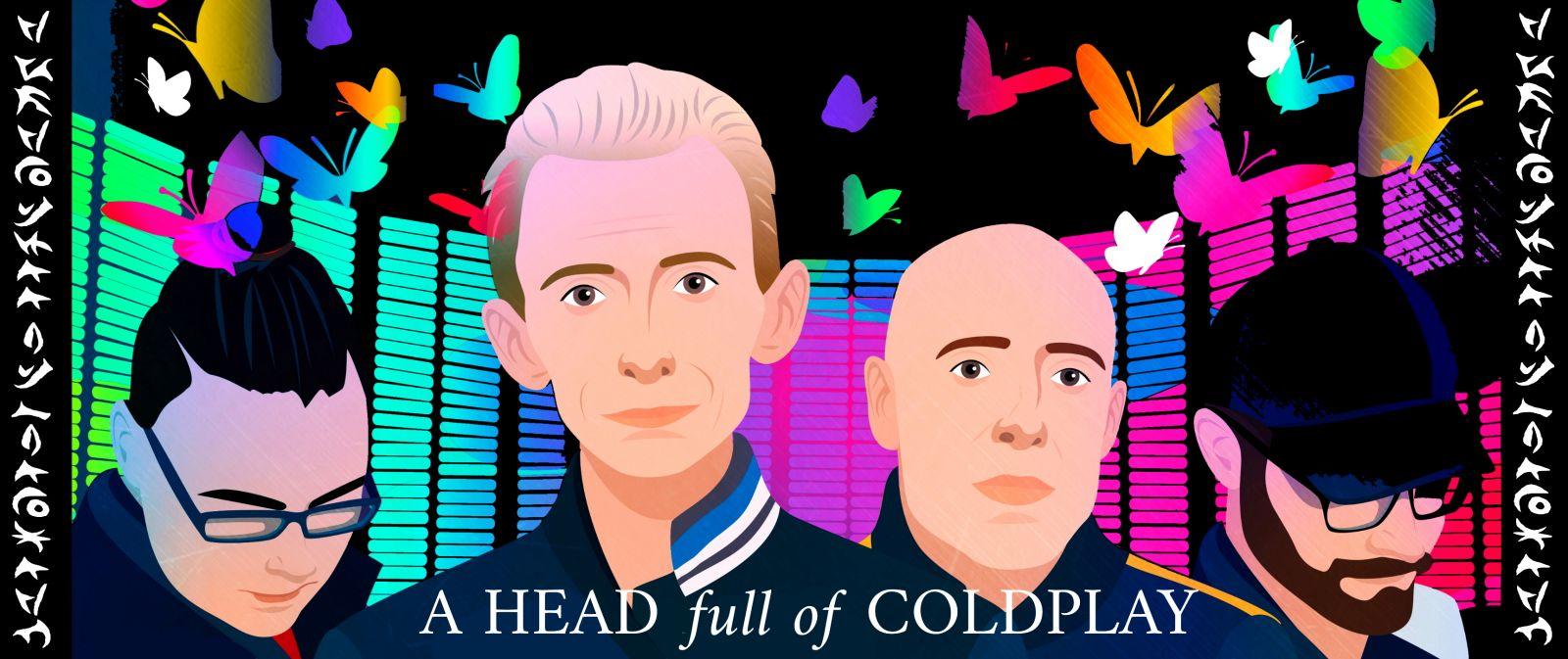 head full of coldplay poster