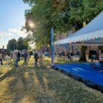 Band stage in a park