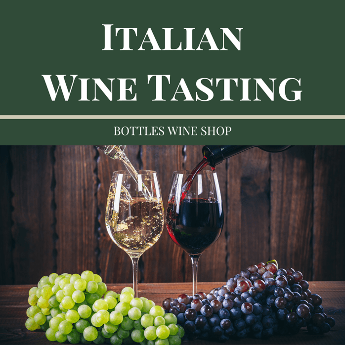 Italian wine tasting logo